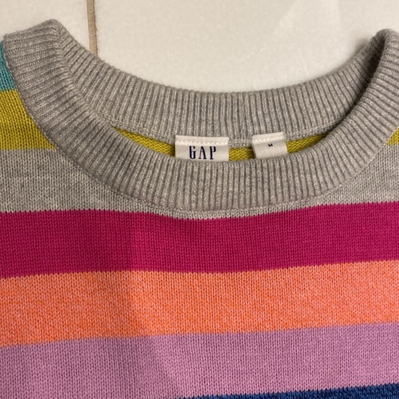 Gap girls M multicolored sweater dress - Picture 2 of 2